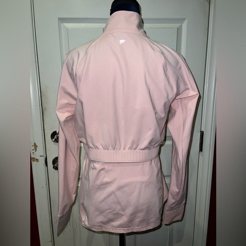 Fabletics Trinity Performance Jacket Pink Zip Up … - image 4